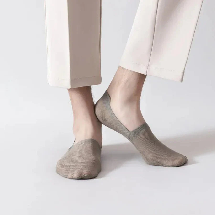 Usynlige åndbare anti-slip sokker