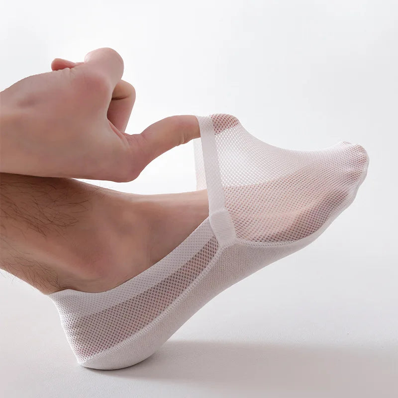 Usynlige åndbare anti-slip sokker