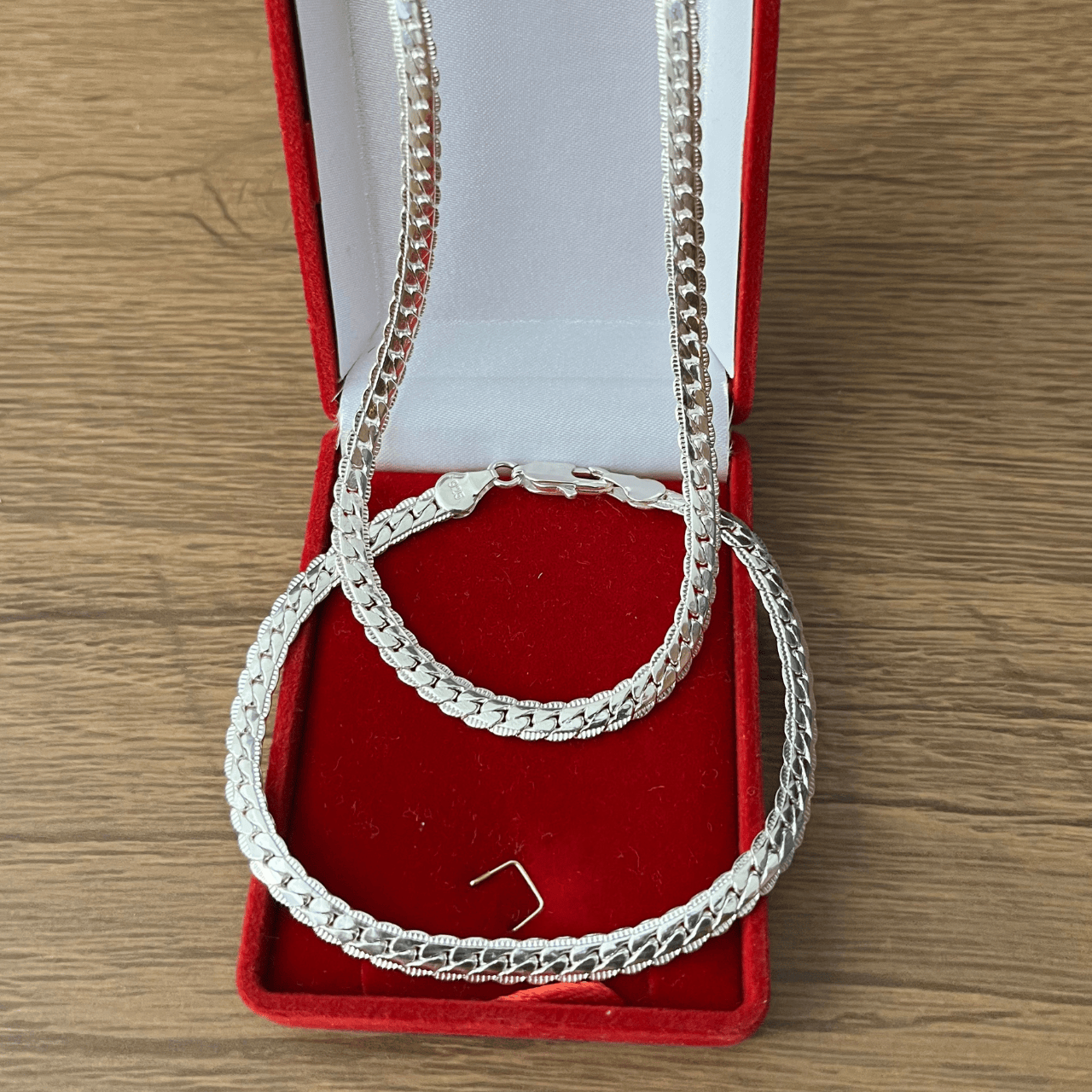 Royal Steel 316L Duo Sæt – 6mm halskæde + armbånd