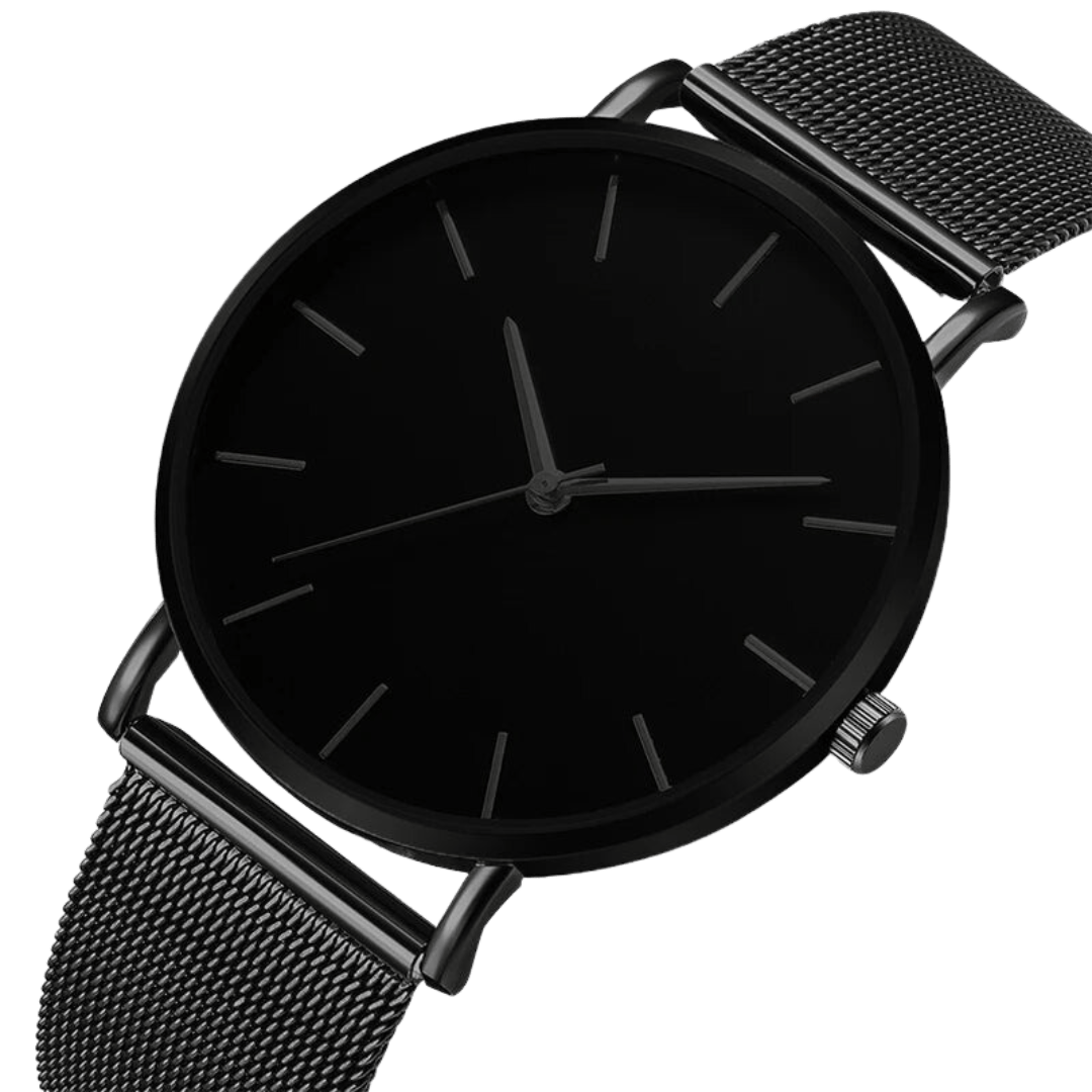 Men’s Classic Minimalist Stainless Steel Watch