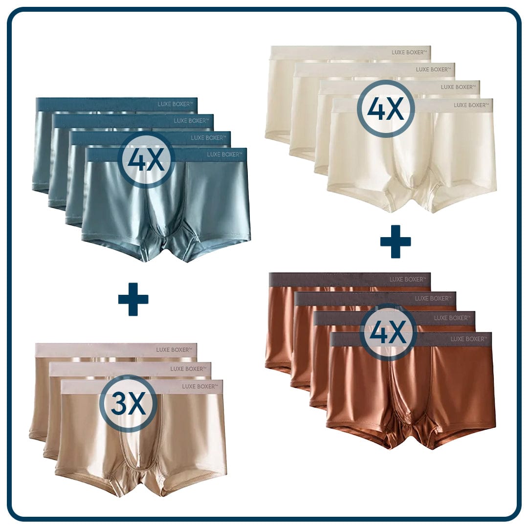[Multi-Packs] Luxe Boxer™ – Premium Silk Underwear