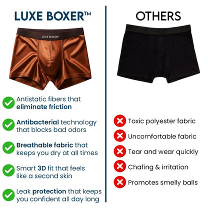 [Multi-Packs] Luxe Boxer™ – Premium Silk Underwear