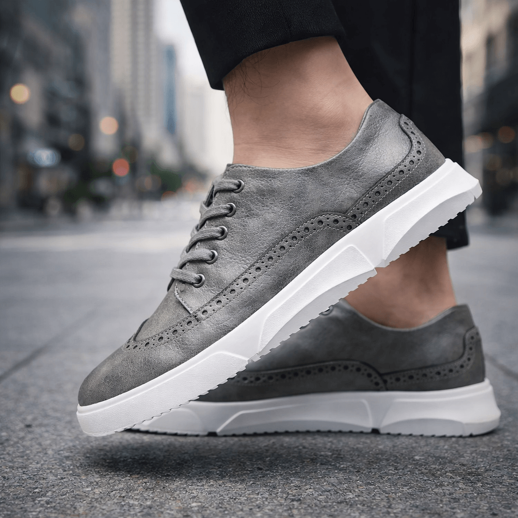 Zapatillas brogue de cuero Calver