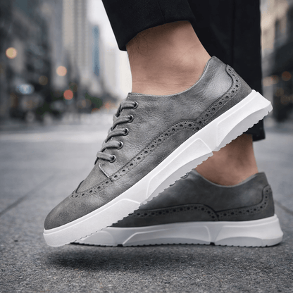 Zapatillas brogue de cuero Calver