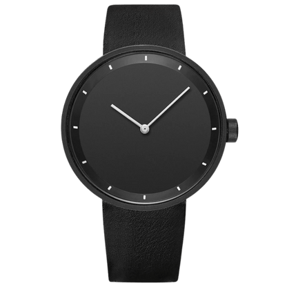 Men’s Classic Minimalist Watch with Leather Strap