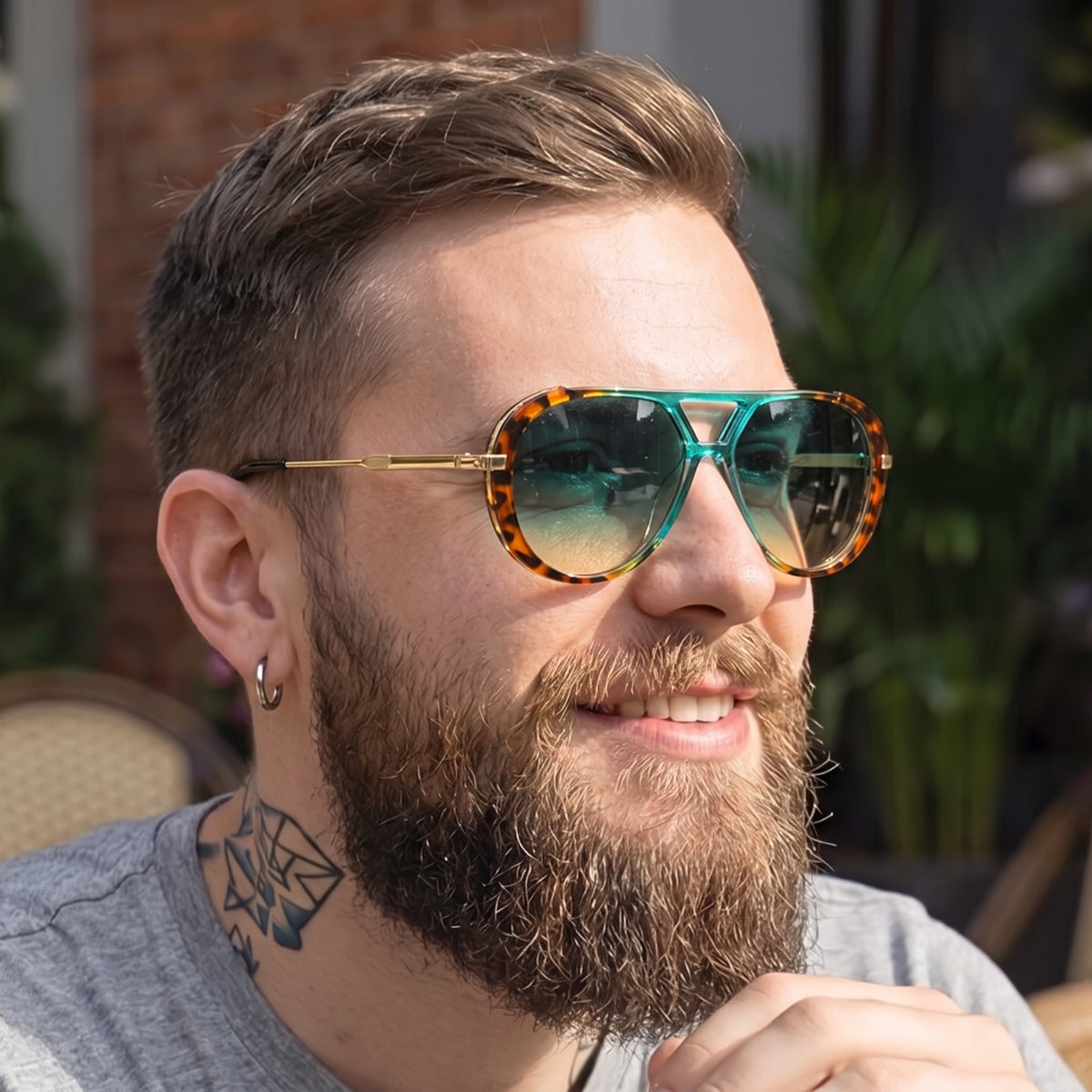 Tigra gull solbriller