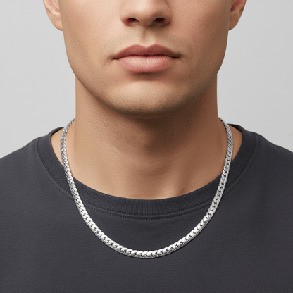 Royal Steel 316L Duo Sæt – 6mm halskæde + armbånd