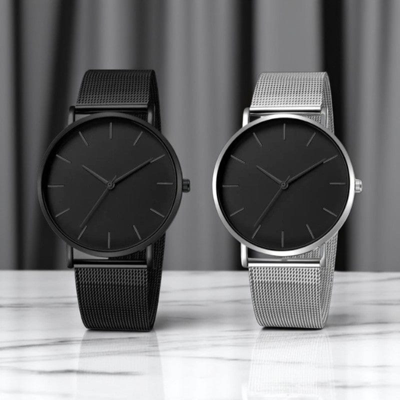 Men’s Classic Minimalist Stainless Steel Watch