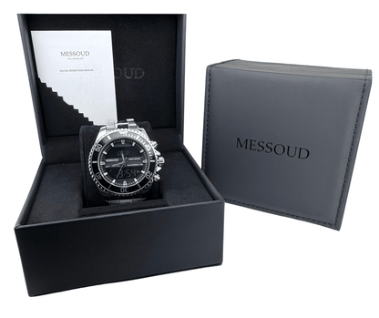 Azan watch - Obsidian Steel