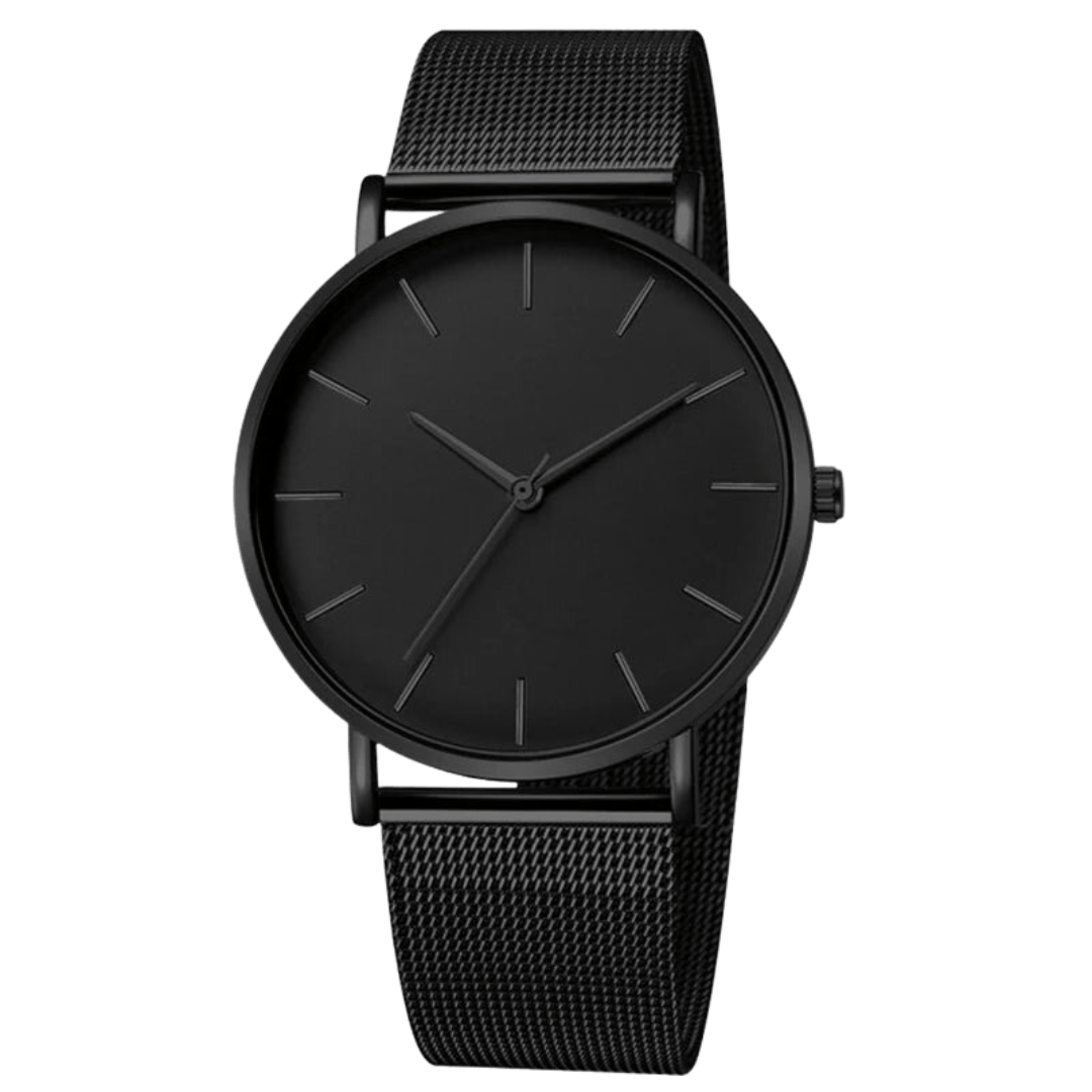 Men’s Classic Minimalist Stainless Steel Watch