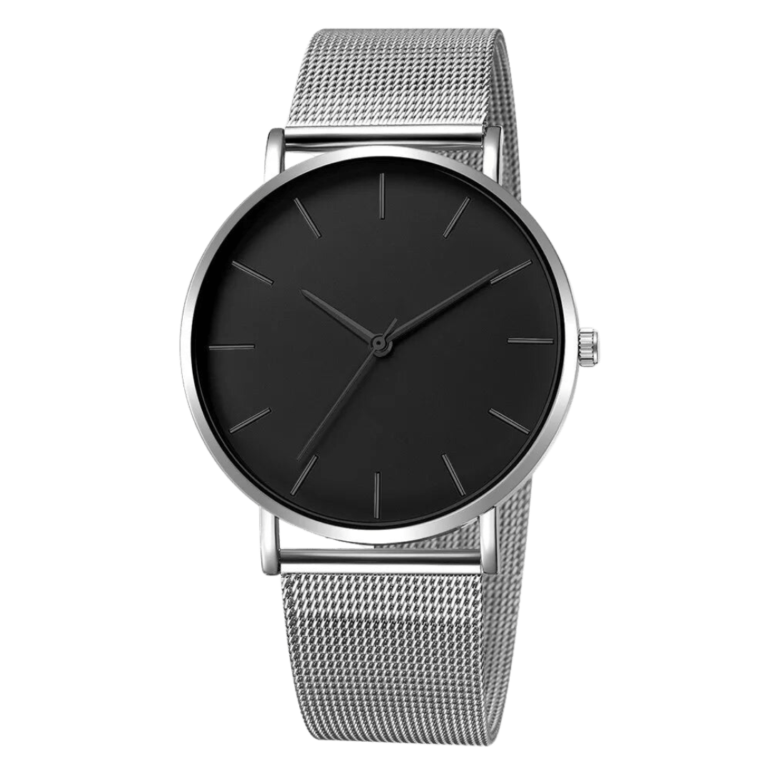 Men’s Classic Minimalist Stainless Steel Watch