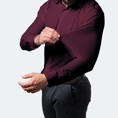 The "Infinite" Performance Shirt | 4-Way Stretch & Zero-Iron