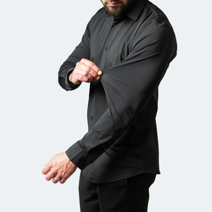 The "Infinite" Performance Shirt | 4-Way Stretch & Zero-Iron