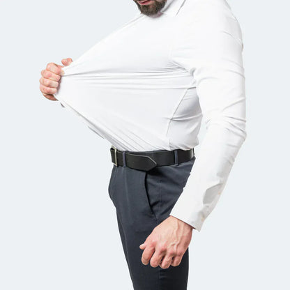 The "Infinite" Performance Shirt | 4-Way Stretch & Zero-Iron